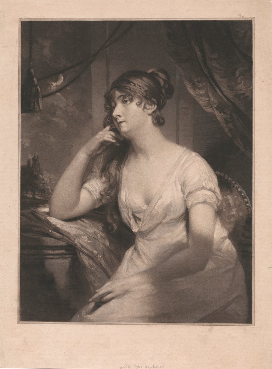 Sra. Pope como Julieta de William Ward
