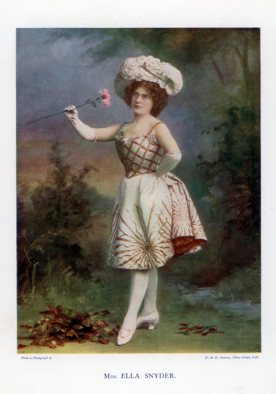 Ella Snyder, actriz, 1901 de William and Daniel Downey