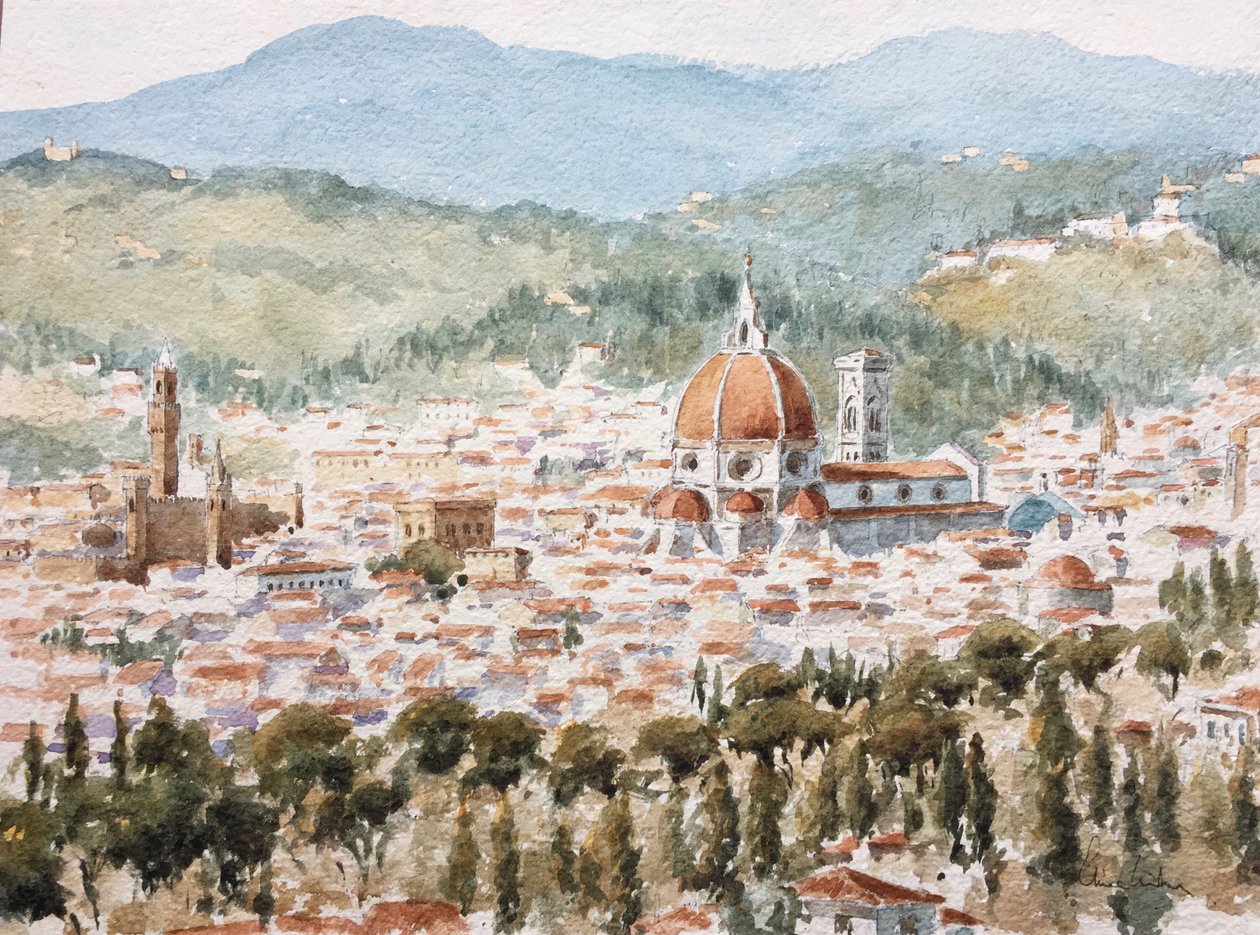 961 Desde Fiesole, principios de verano de Wilson Clive