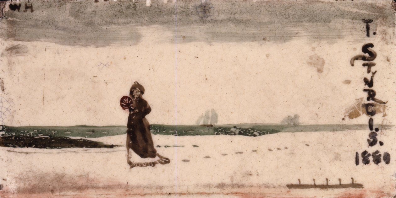 Escena de playa, 1880 de Winslow Homer