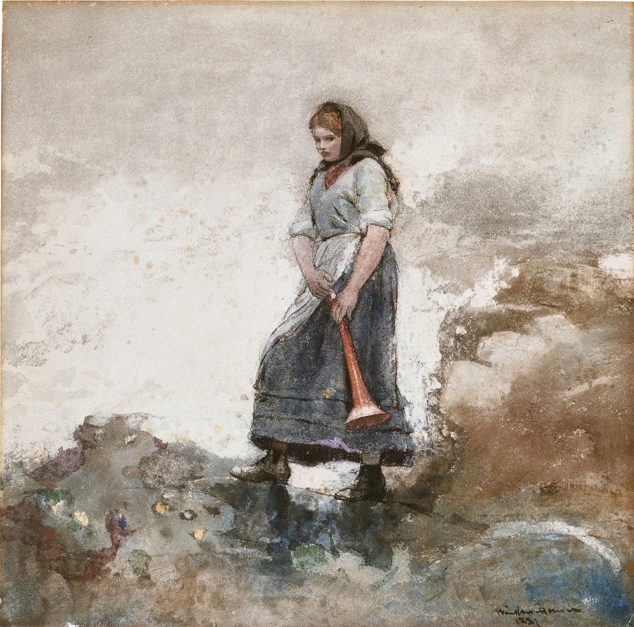 Hija del guardacostas de Winslow Homer