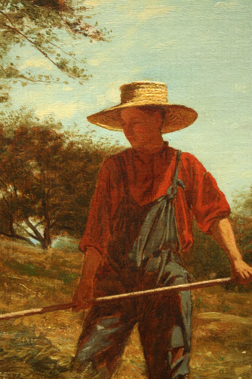 Haciendo heno (detalle) de Winslow Homer