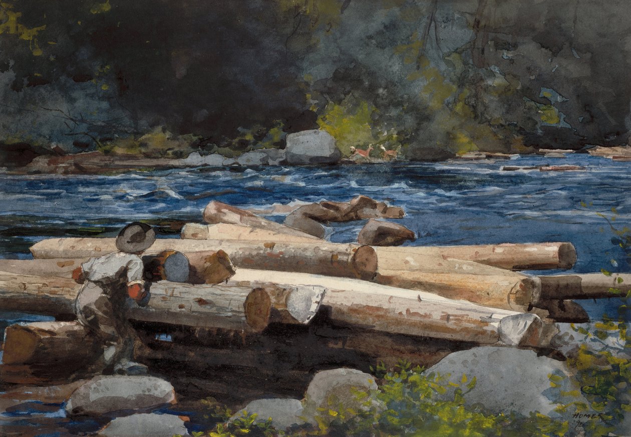 Río Hudson de Winslow Homer