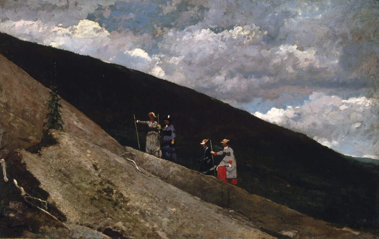 En las montañas de Winslow Homer