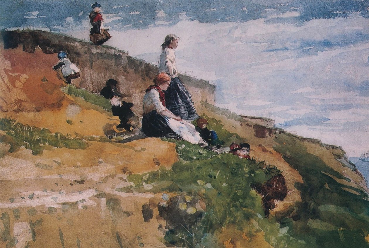 En el acantilado de Winslow Homer