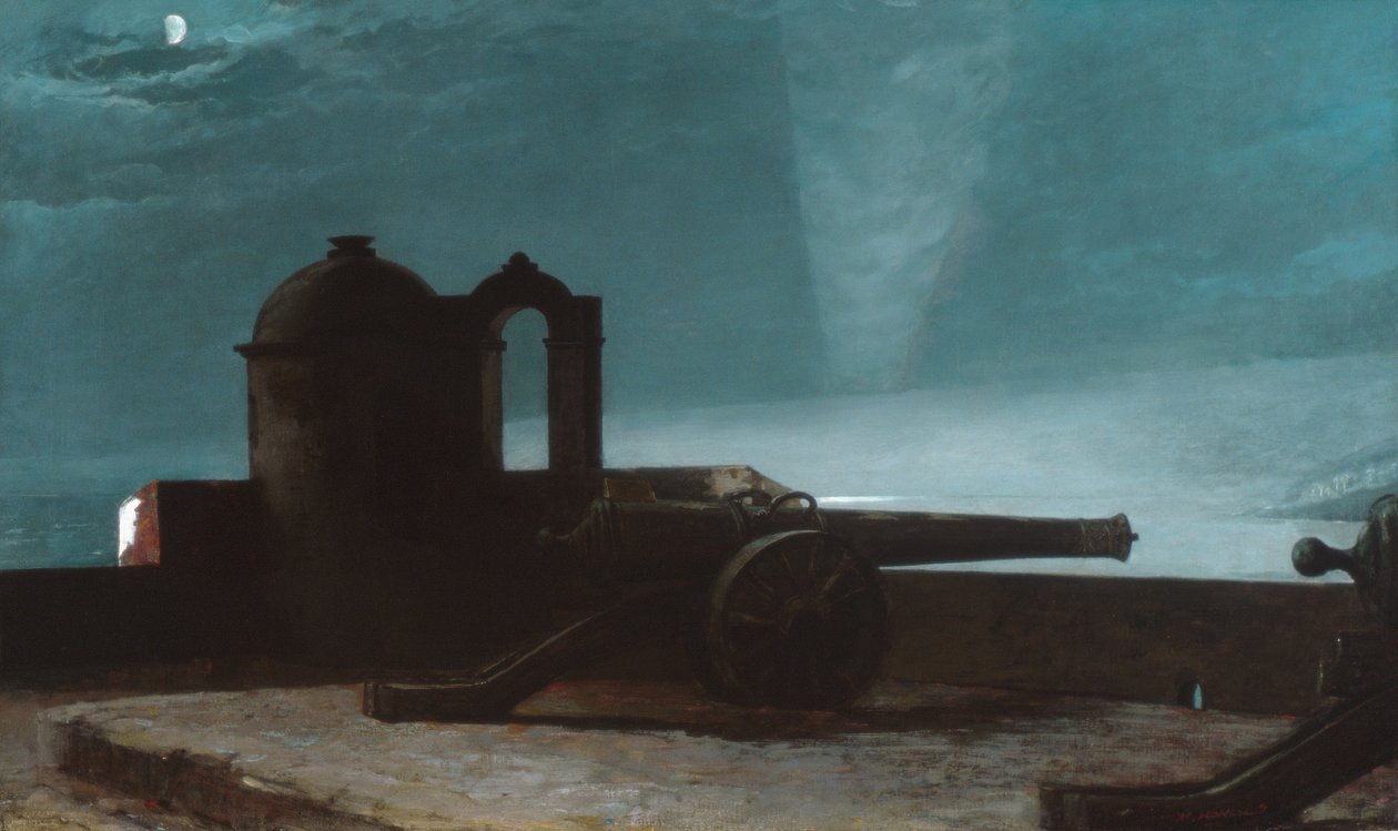Reflector en la entrada del puerto, Santiago de Cuba, 1901 de Winslow Homer