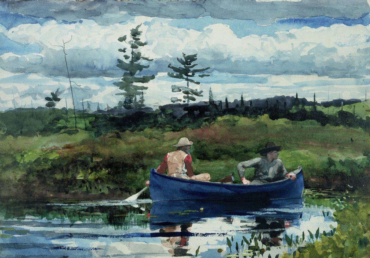 El barco azul de Winslow Homer