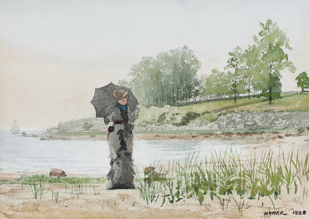 Joven mujer de Winslow Homer