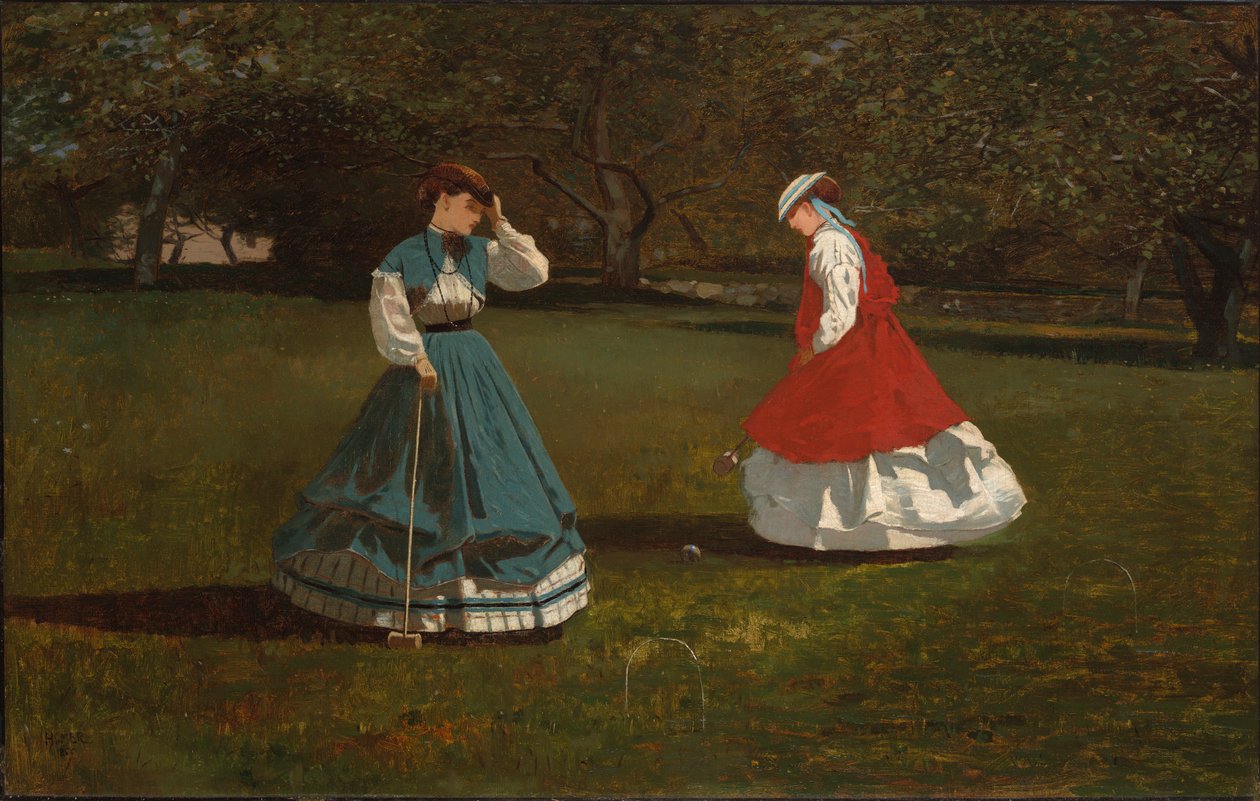 Un juego de croquet de Winslow Homer
