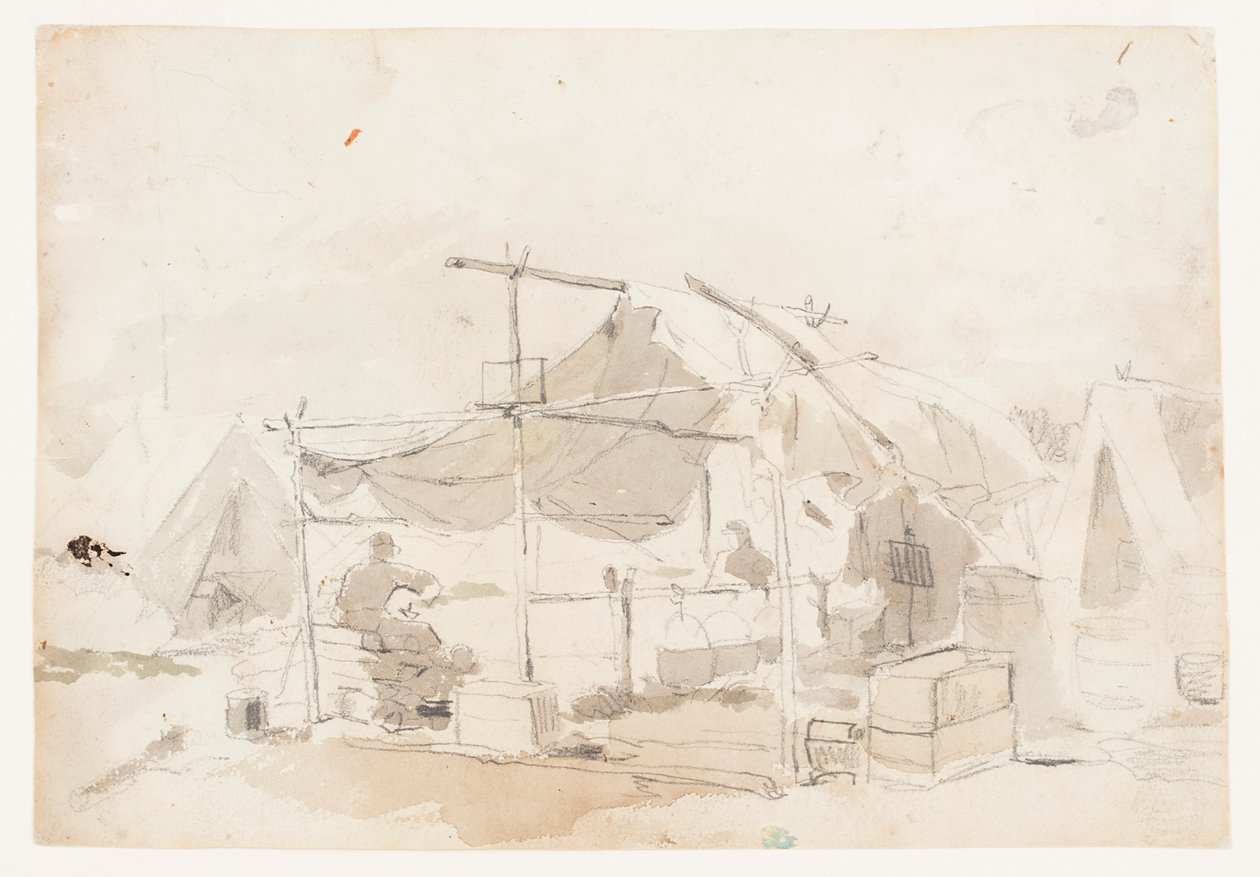 Tienda del cocinero del ejército de Winslow Homer
