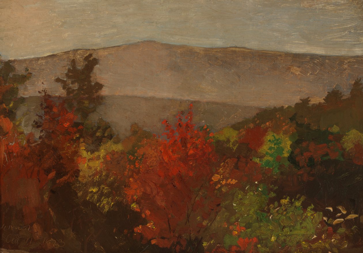 Copas de Árboles en Otoño de Winslow Homer