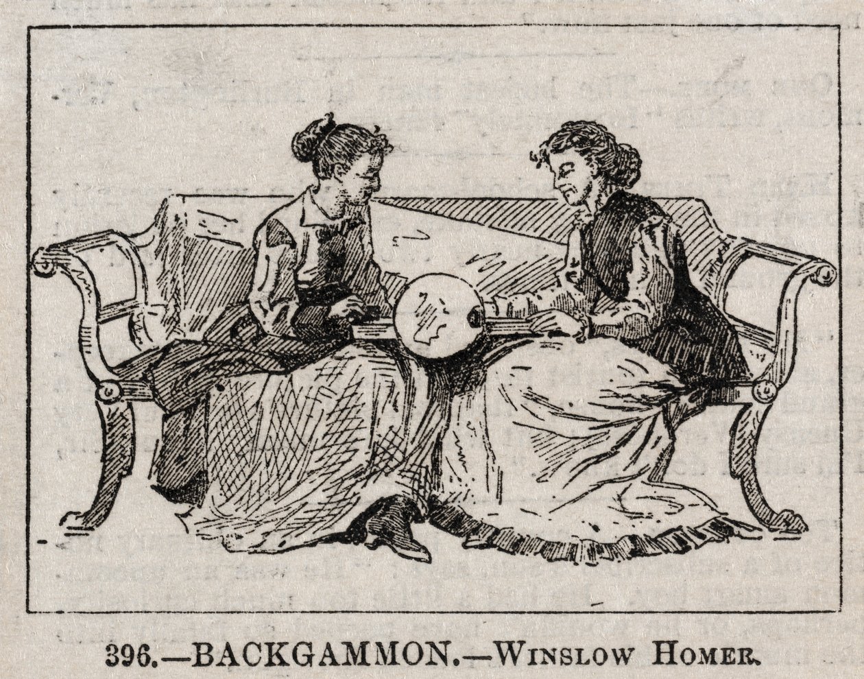 Backgammon de Winslow Homer
