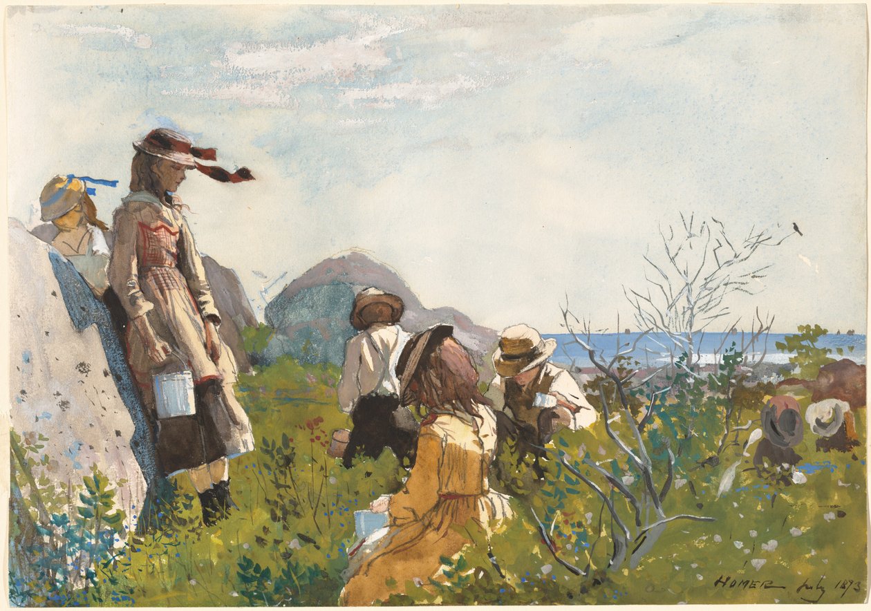 Recolectores de bayas de Winslow Homer