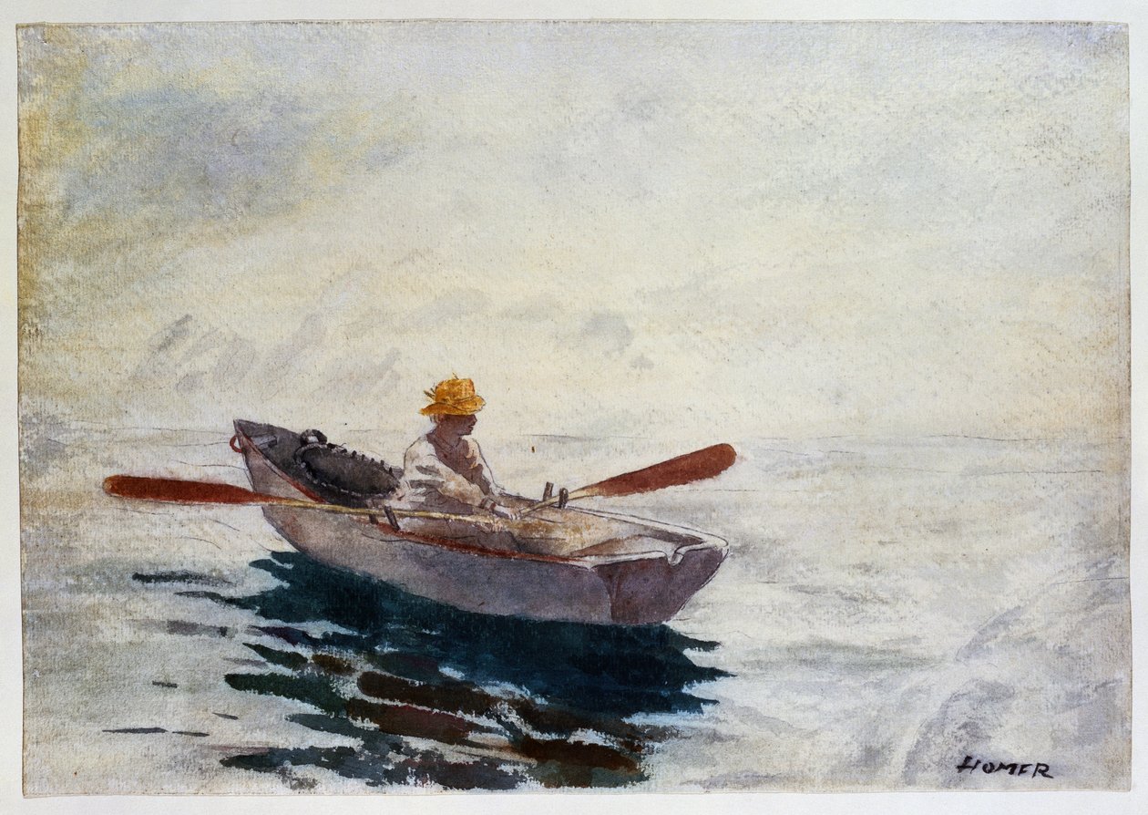 Niño en un bote de Winslow Homer