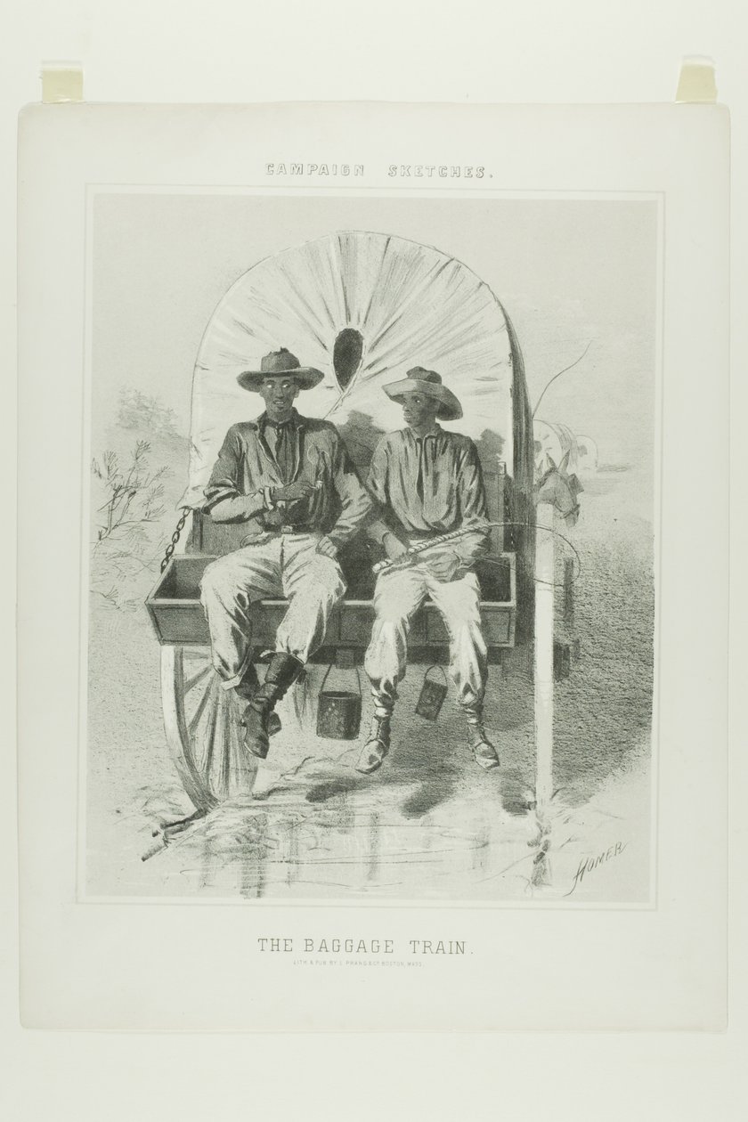 Bocetos de campaña: El tren de equipajes de Winslow Homer