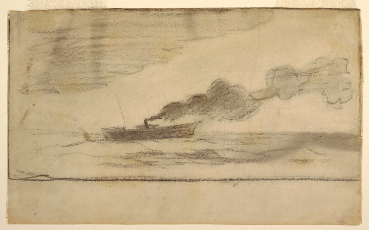 Dibujo, Pesquero de arrastre, ca. 1881 de Winslow Homer