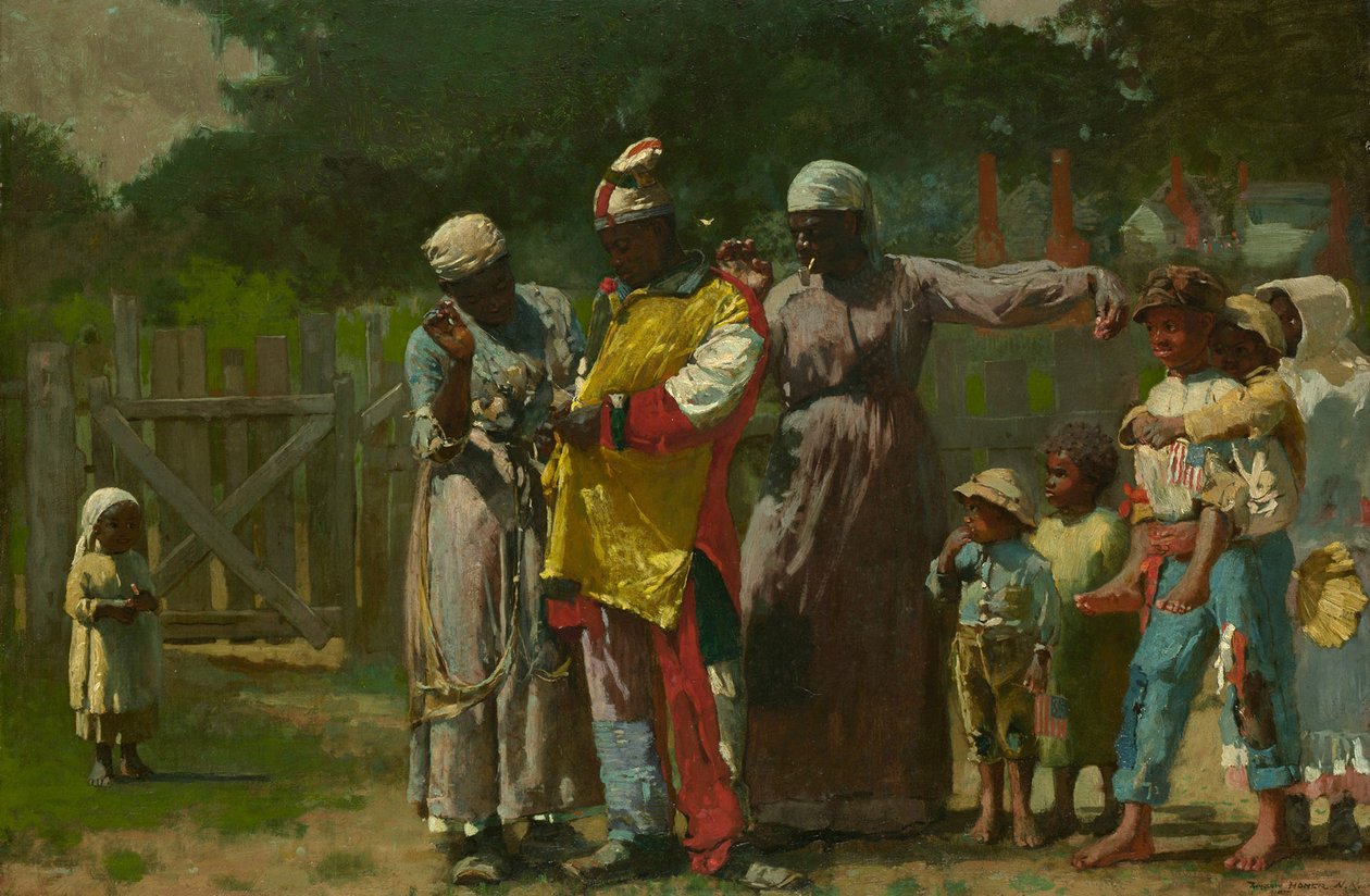 Vestirse para el Carnaval de Winslow Homer