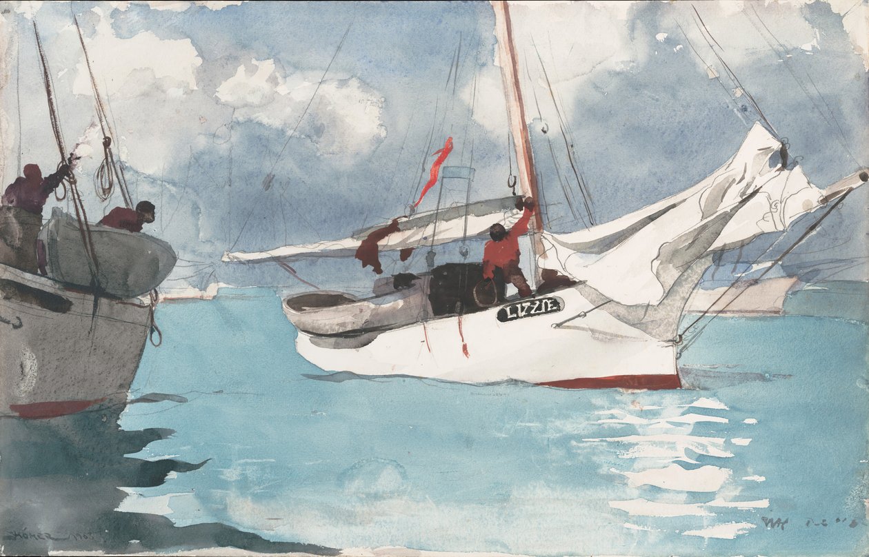 Barcos de pesca, Key West de Winslow Homer
