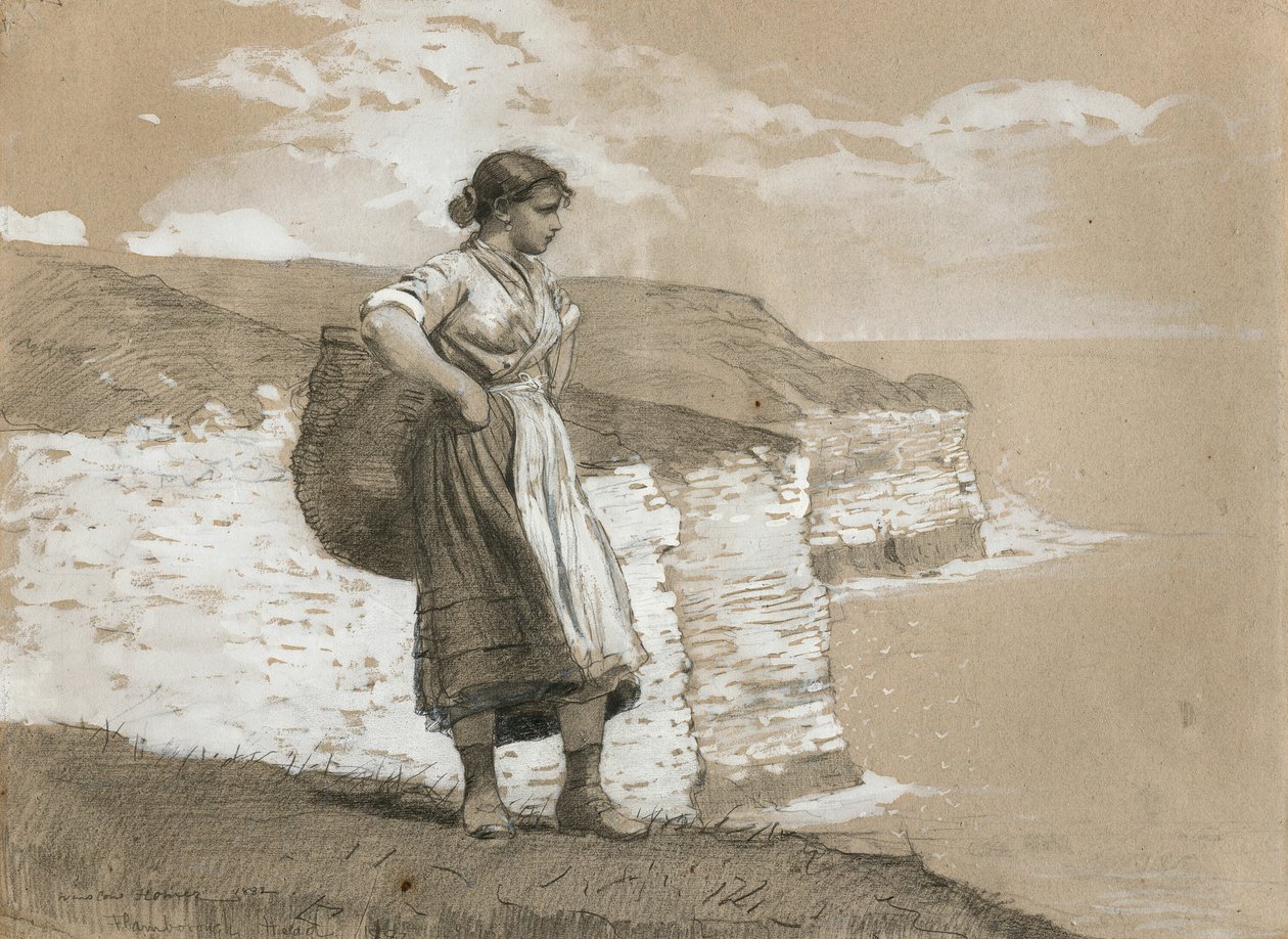 Flamborough Head, Inglaterra de Winslow Homer