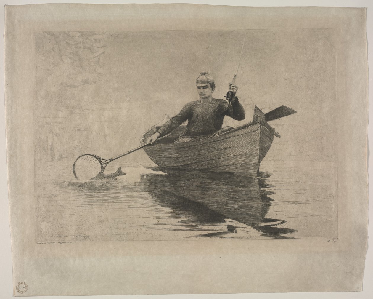 Pesca con mosca de Winslow Homer