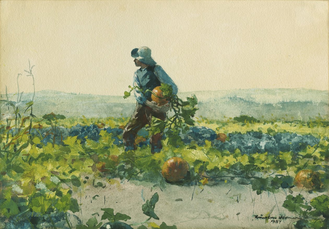 Para ser un chico de granja de Winslow Homer