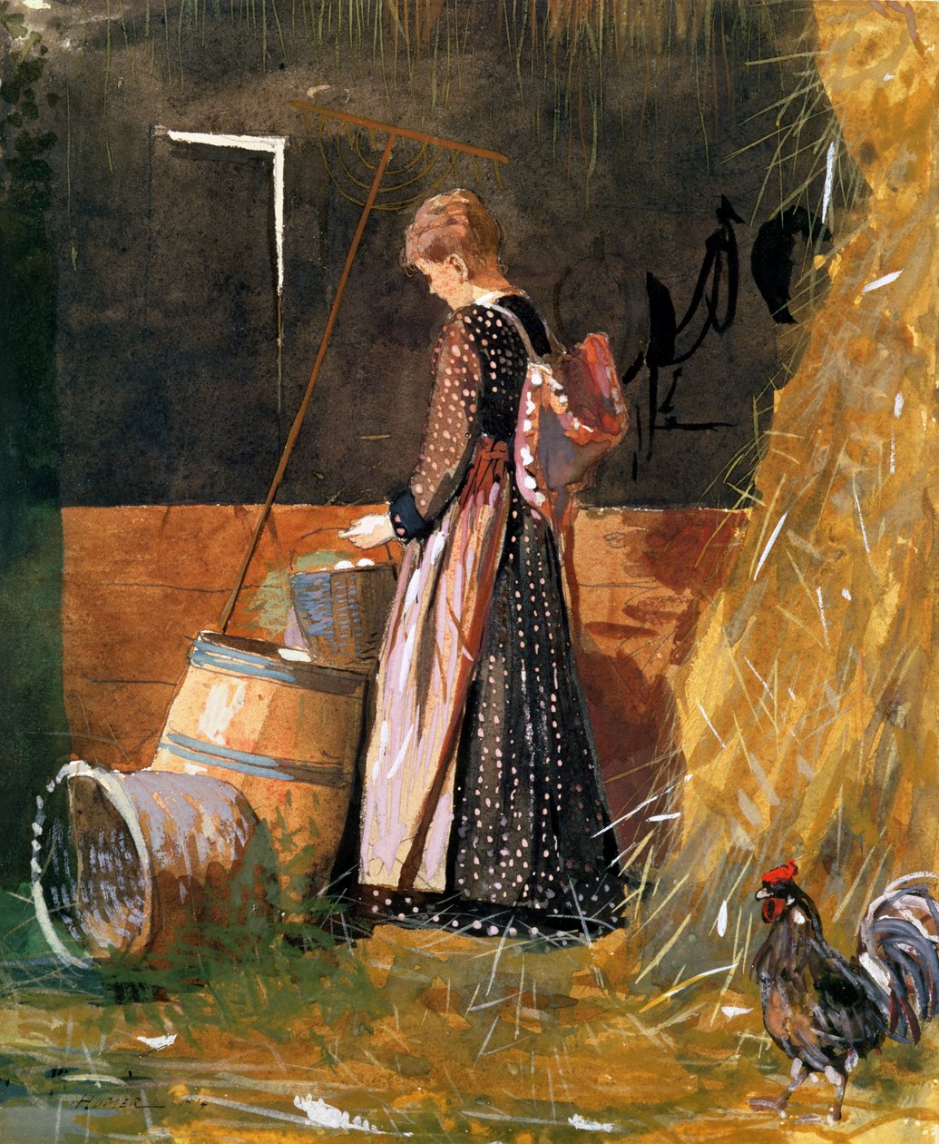 Huevos frescos, 1874 de Winslow Homer