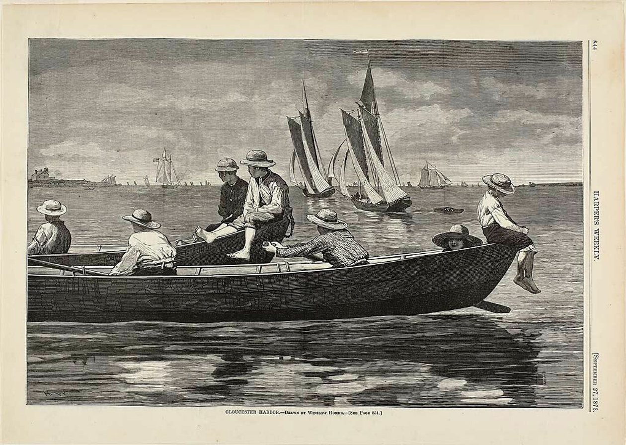 Puerto de Gloucester de Winslow Homer