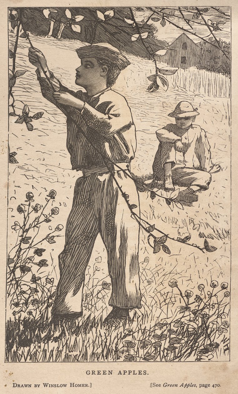 Manzanas verdes de Winslow Homer