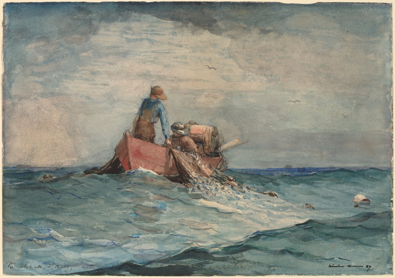 Recogiendo las Redes de Winslow Homer