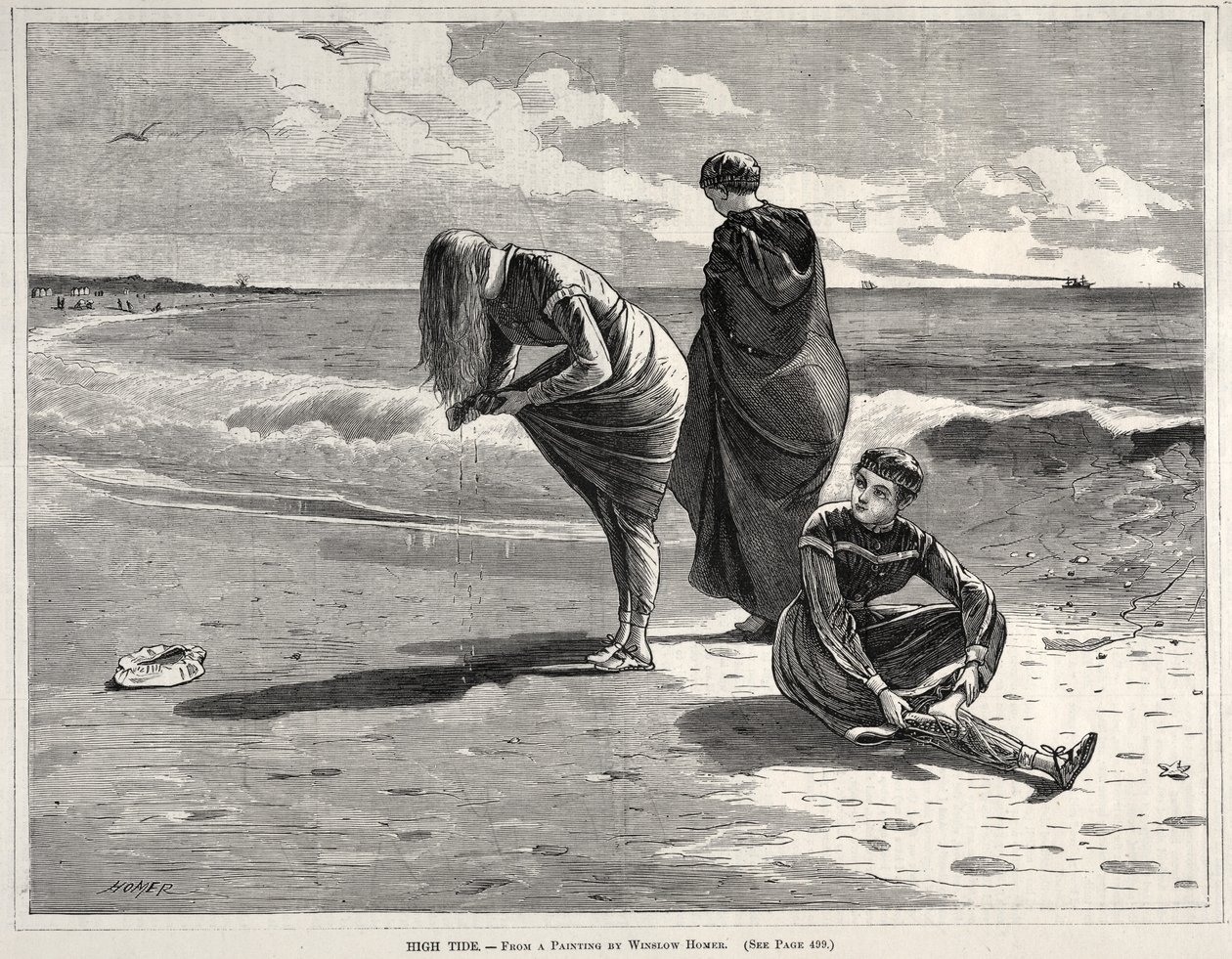 Marea alta, 1870 de Winslow Homer