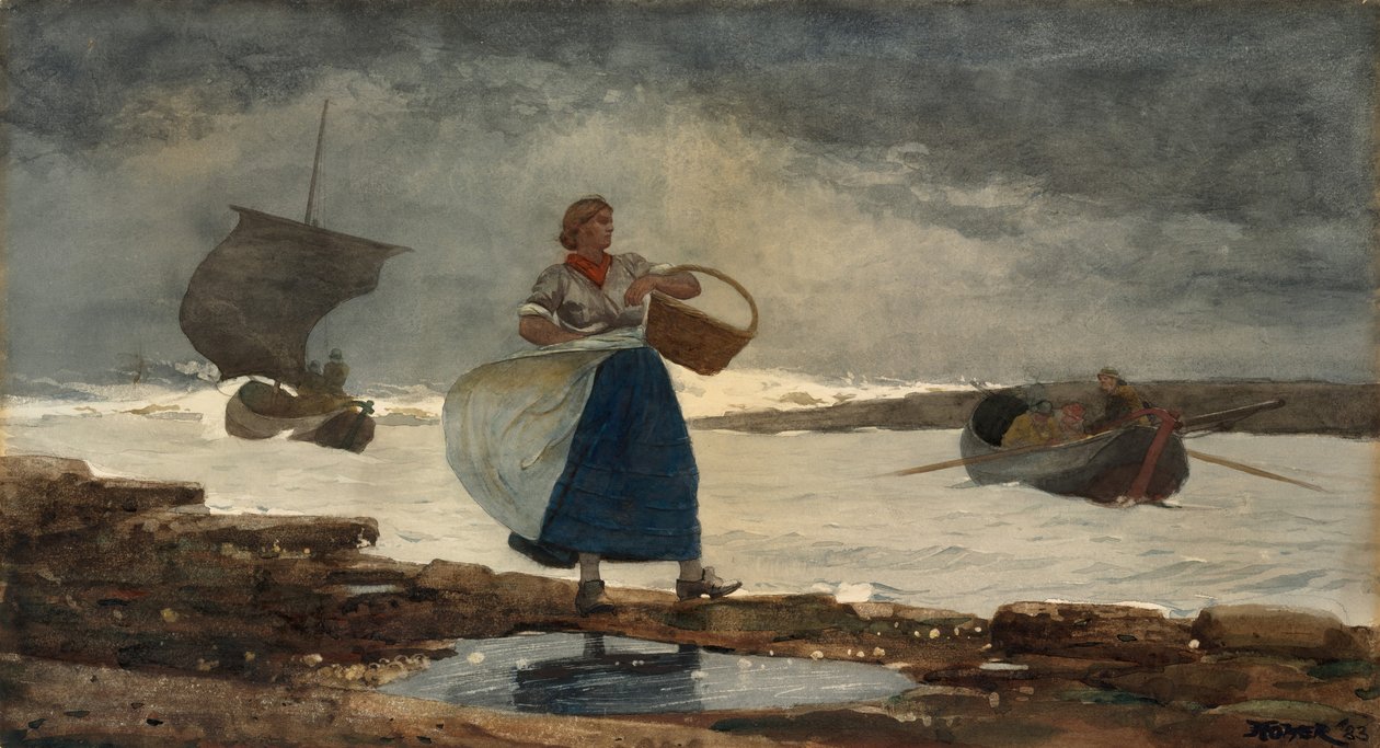 Dentro del bar de Winslow Homer