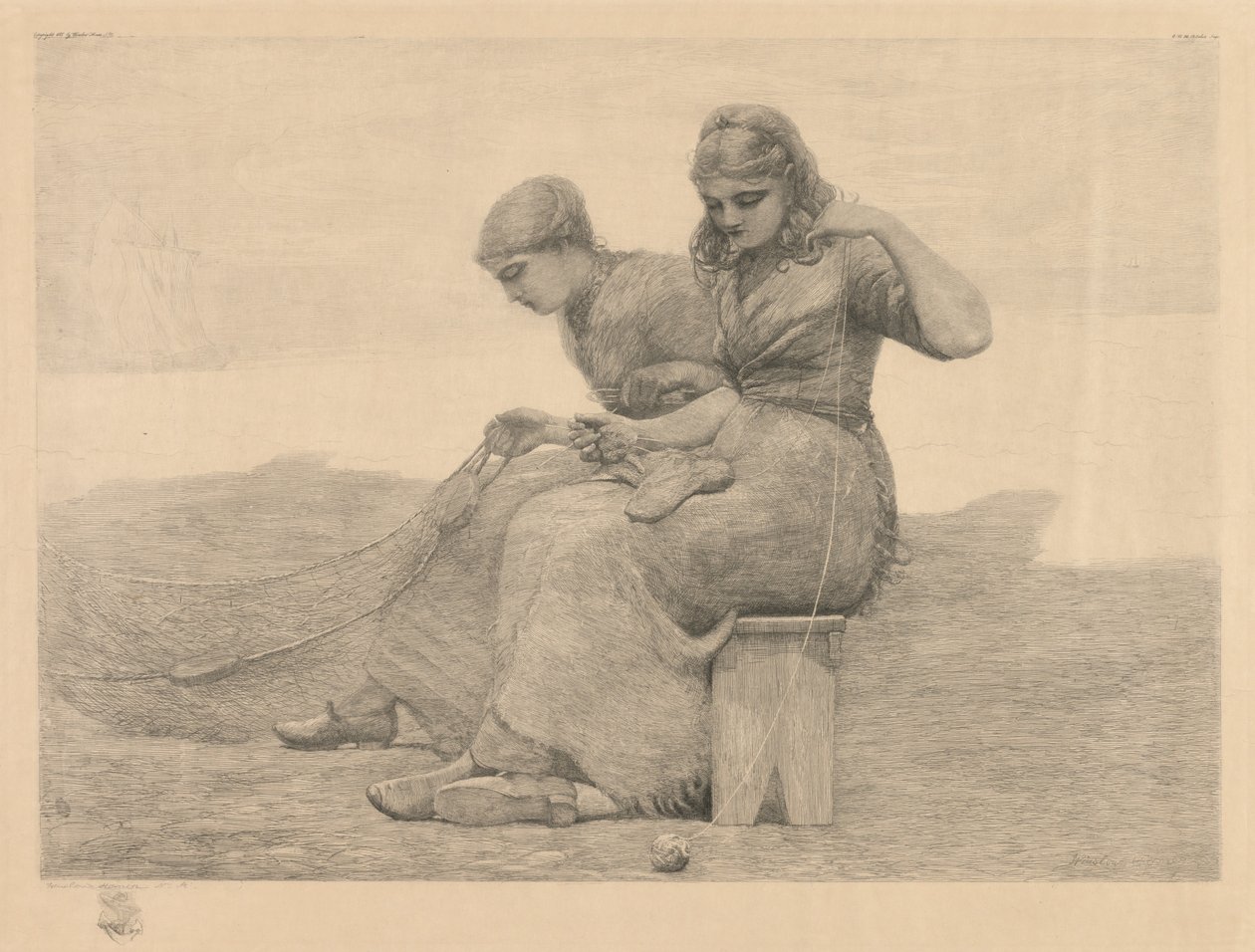 Remendar las redes de Winslow Homer