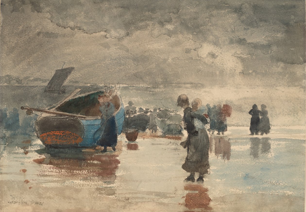 En las Arenas, 1881 de Winslow Homer