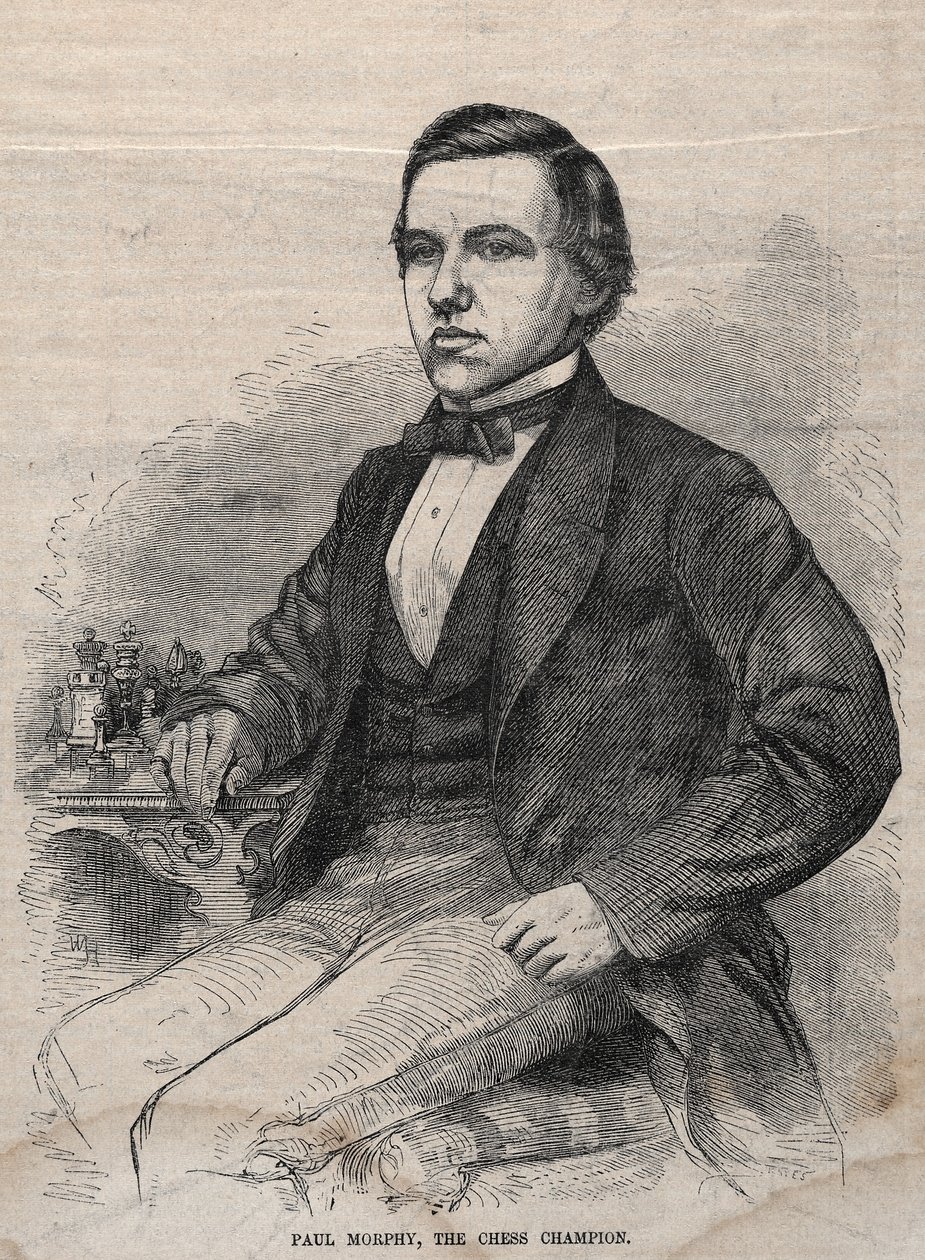 Paul Morphy, el campeón de ajedrez, 1859 de Winslow Homer