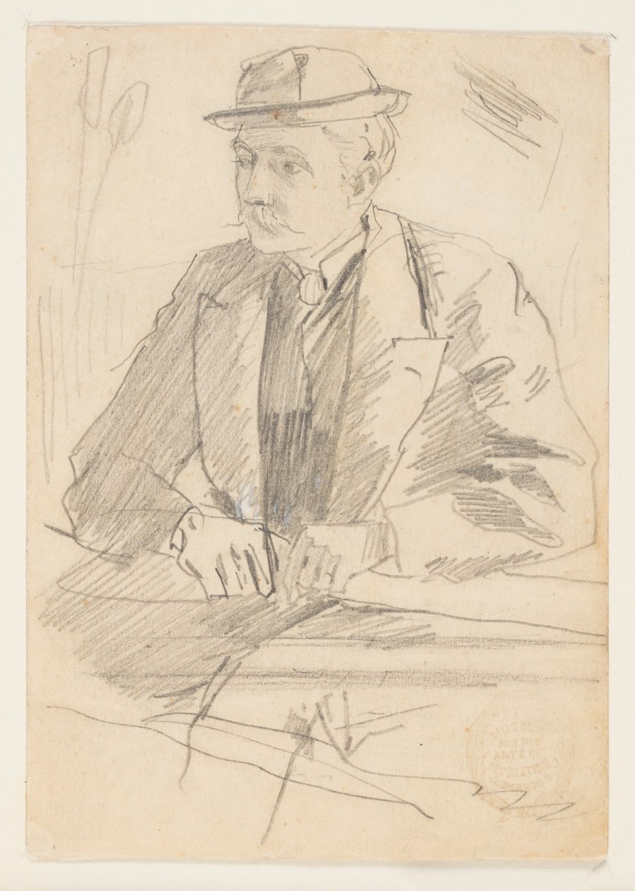 Retrato de un hombre de Winslow Homer