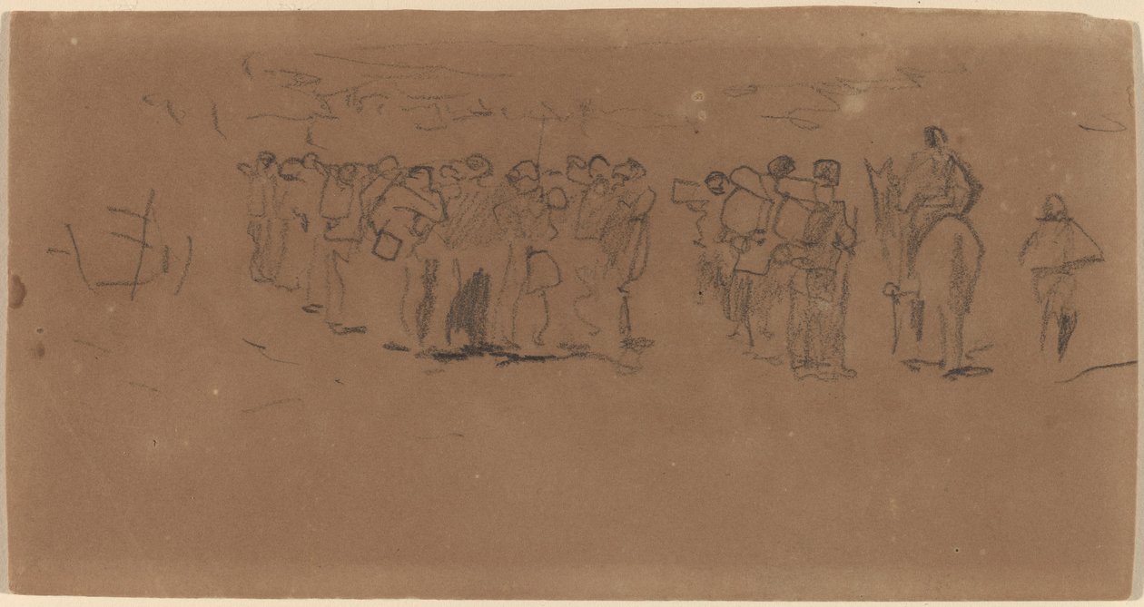 Preparativos para la Marcha, 1862 de Winslow Homer