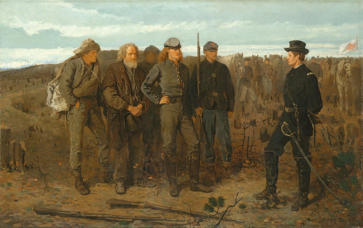 Prisioneros del frente de Winslow Homer