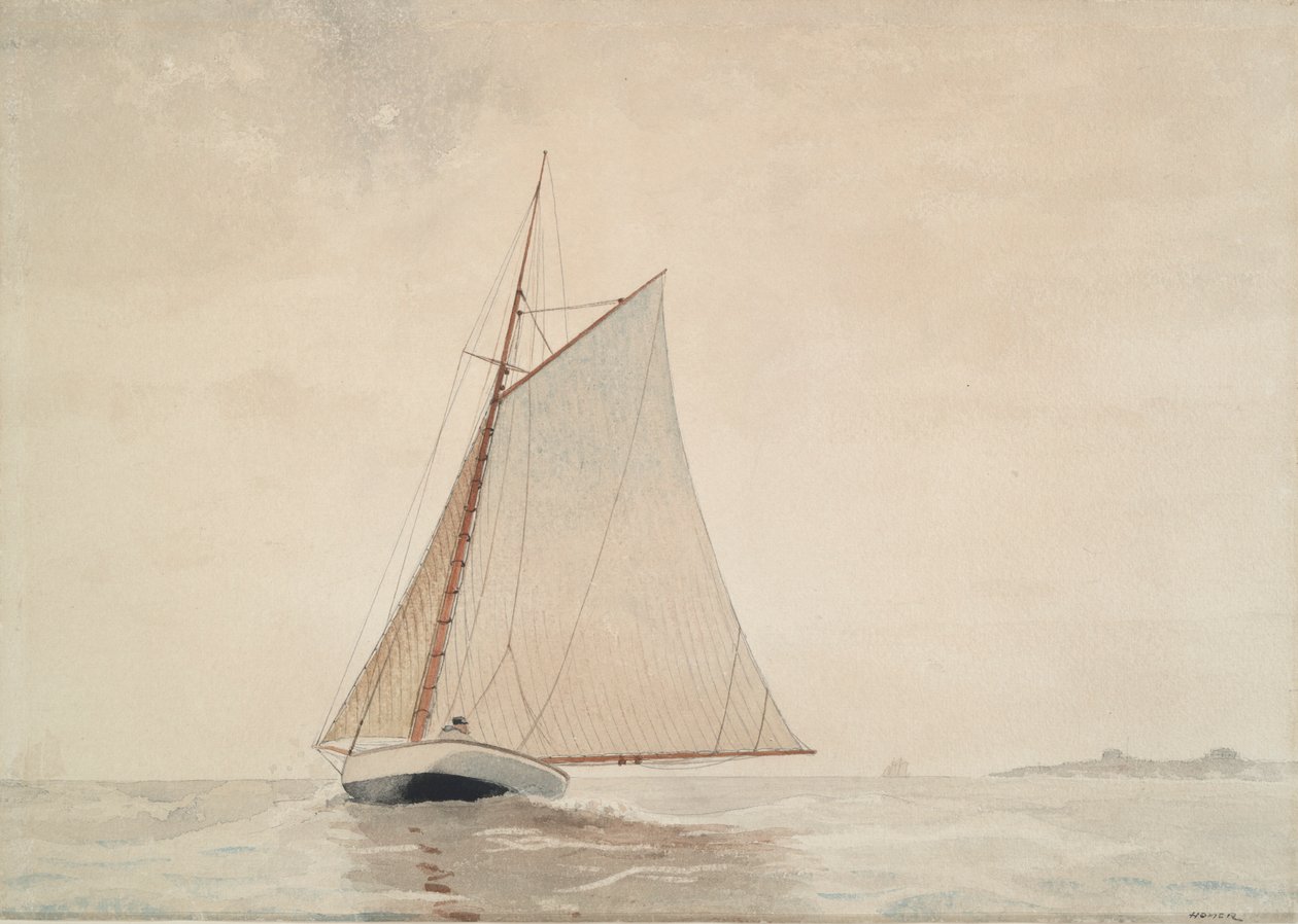 Navegando desde Gloucester de Winslow Homer