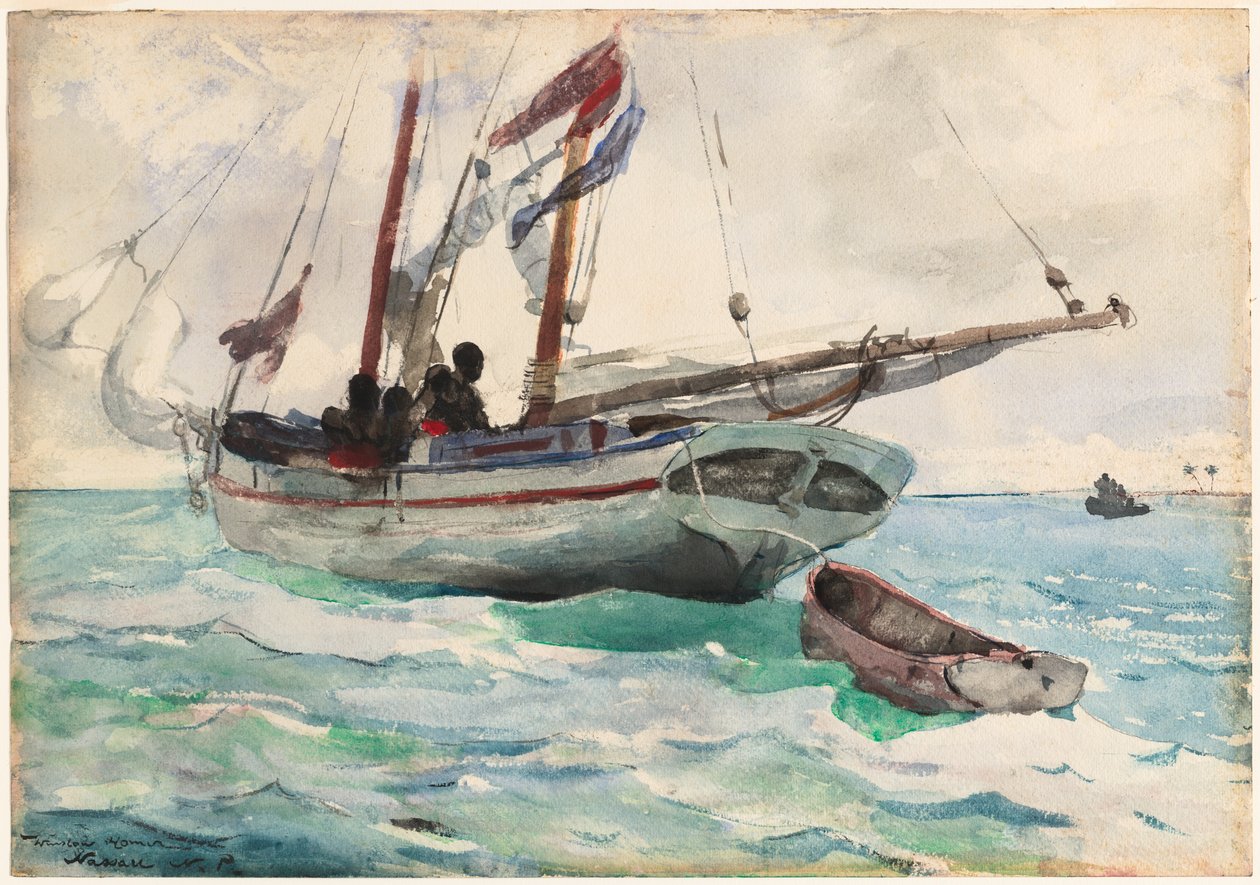 Goleta - Nassau de Winslow Homer