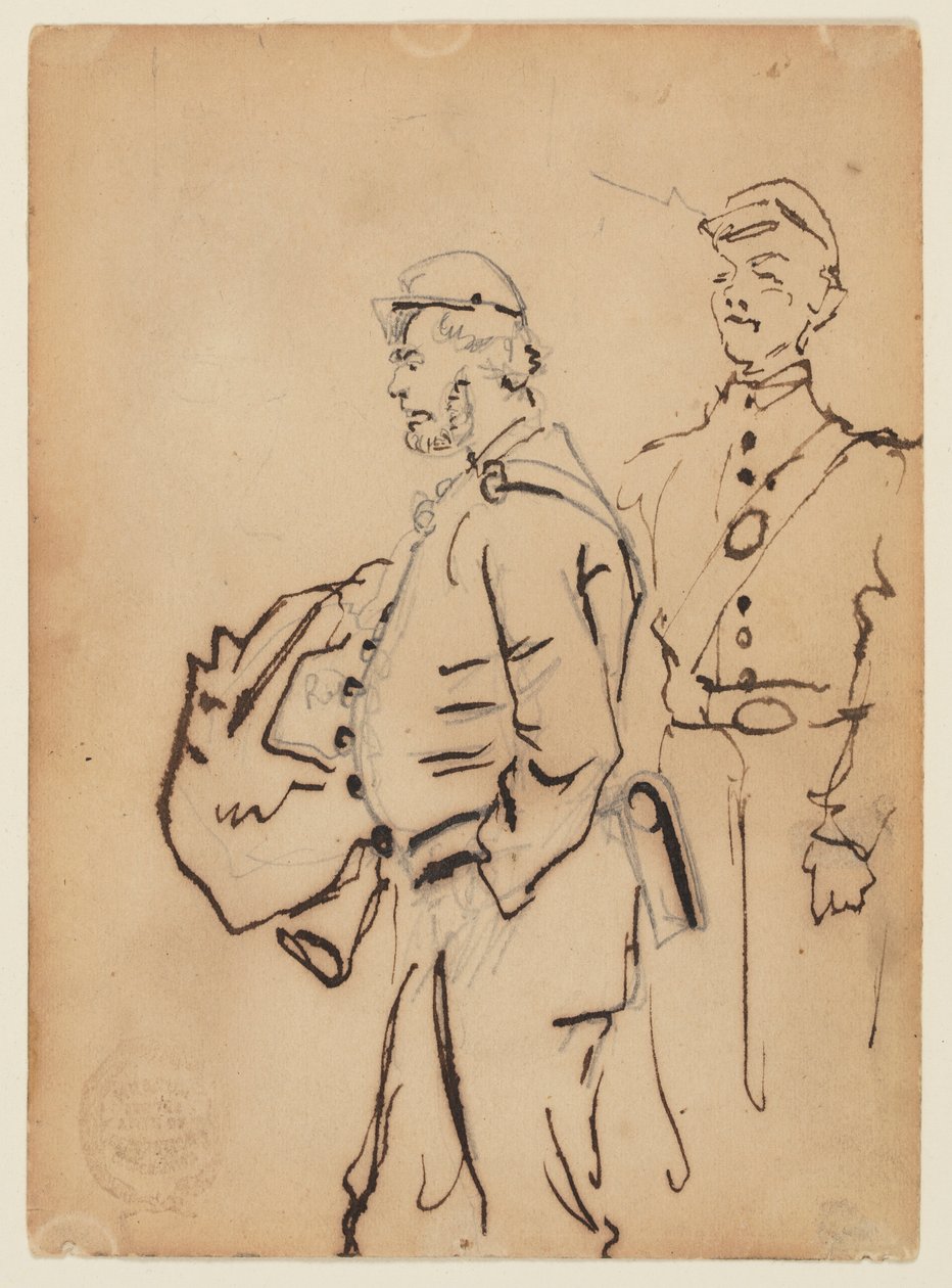 Bocetos de soldados de Winslow Homer