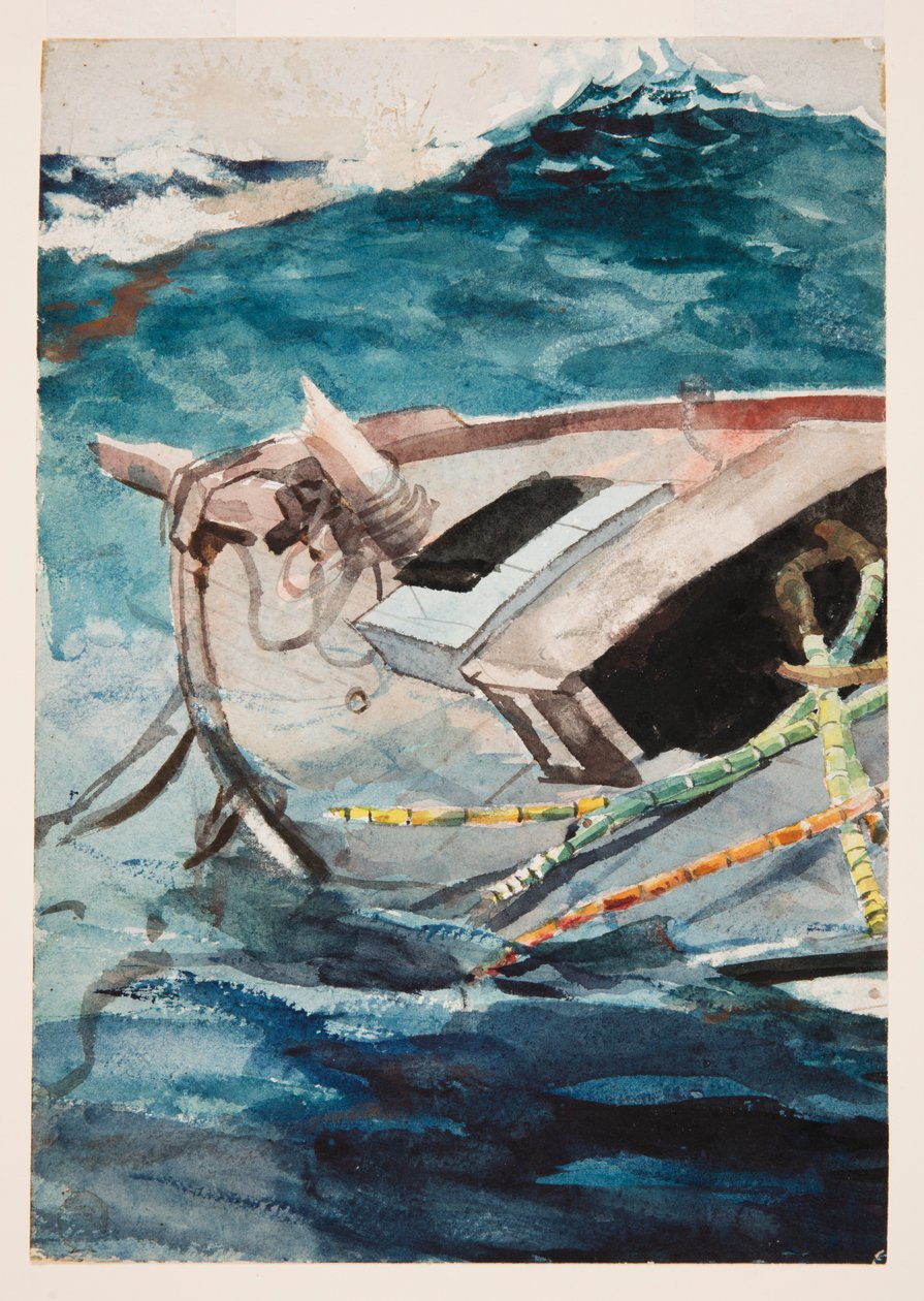 Estudio para "La Corriente del Golfo" de Winslow Homer