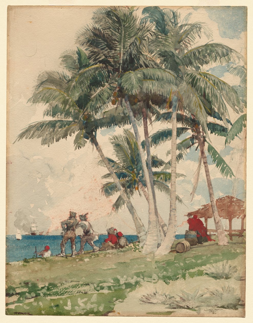 Los Bucaneros, 1885 de Winslow Homer