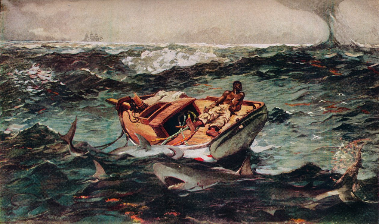 La Corriente del Golfo, 1899, 1943 de Winslow Homer