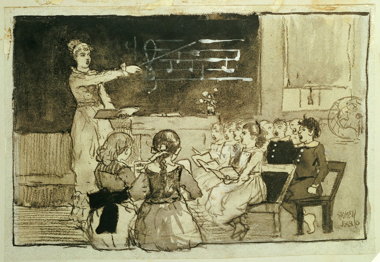La lección de música de Winslow Homer