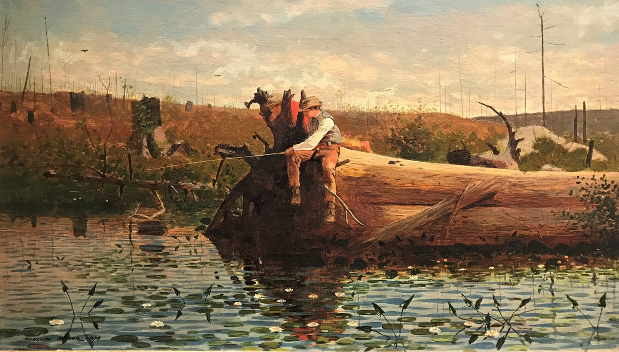 A la espera de un bocado de Winslow Homer