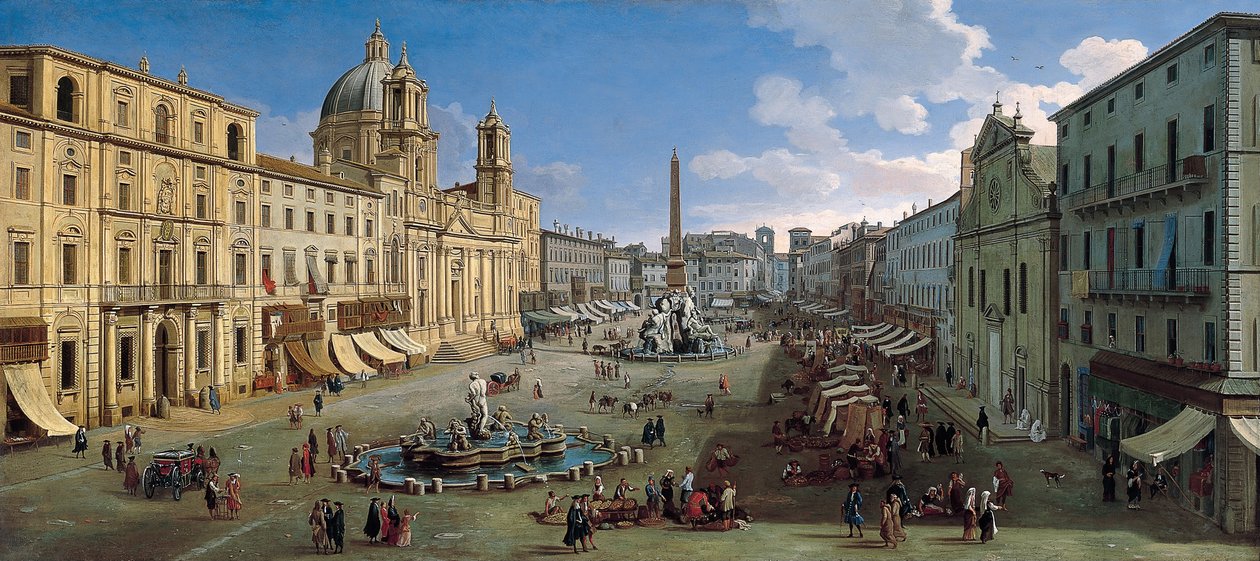 La Piazza Navona en Roma de Wittel