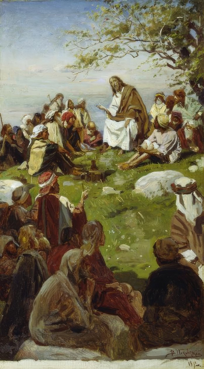 El sermón de la montaña de Wladimir Jegorowitsch Makowski