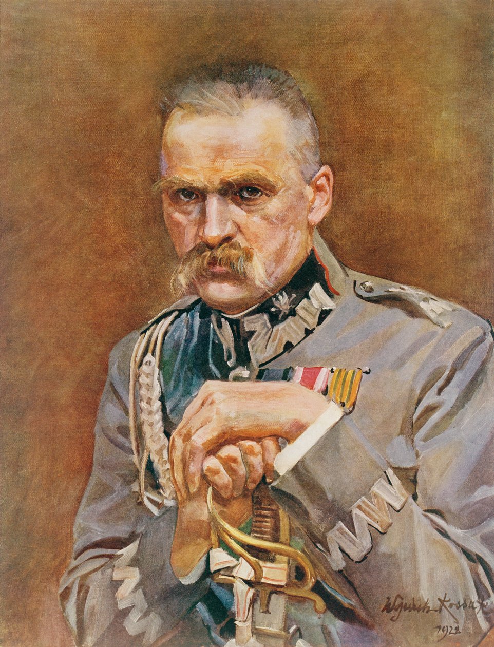 Mariscal Joseph Pilsudski (1867-1935) de Wojciech Kossak