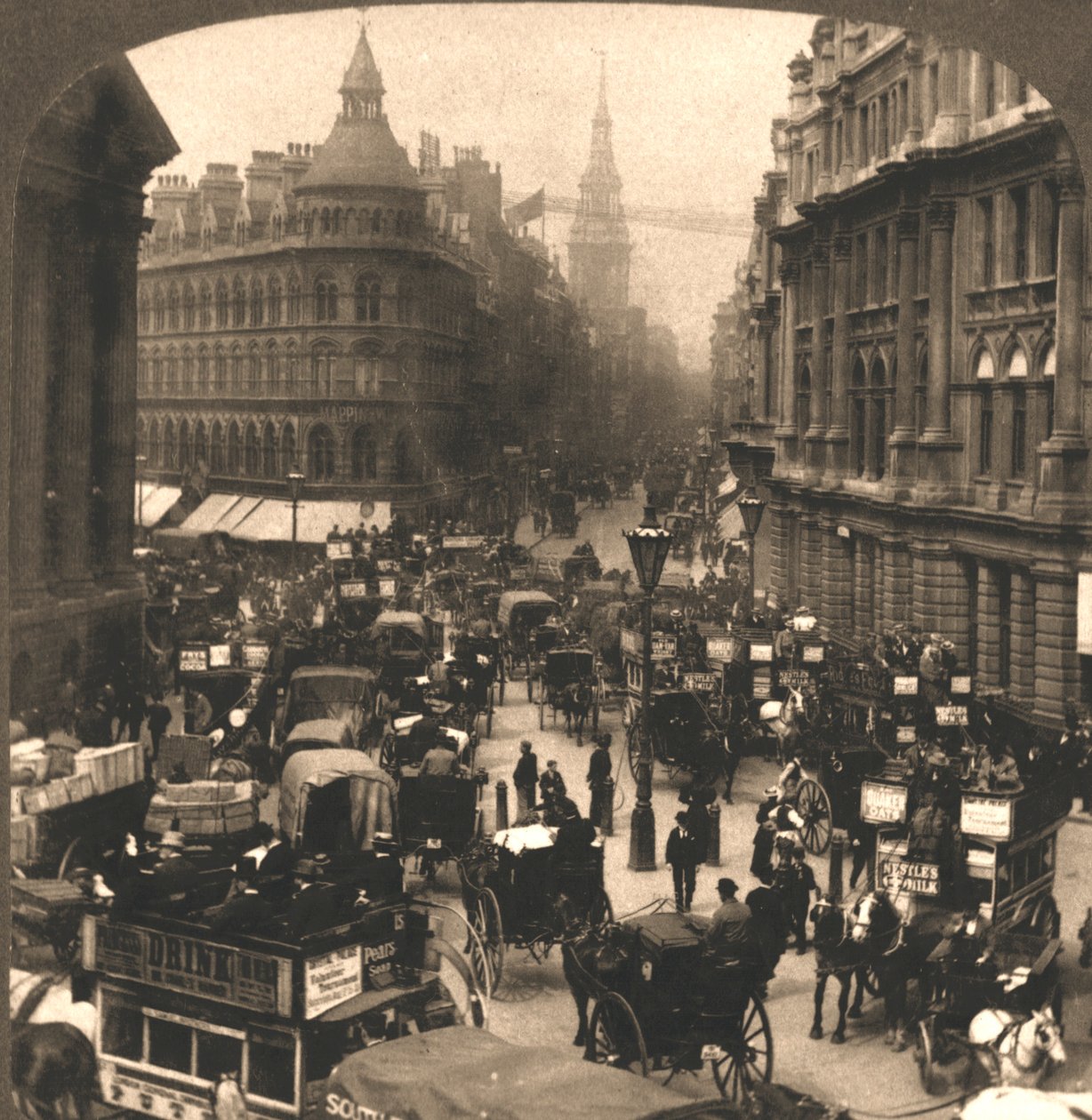 Cheapside, Londres, 1896 de Works and Sun Sculpture Studios