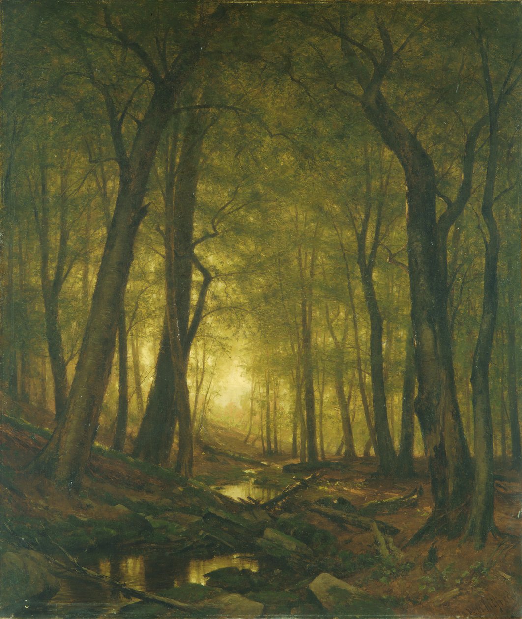Tarde en el bosque de Worthington Whittredge